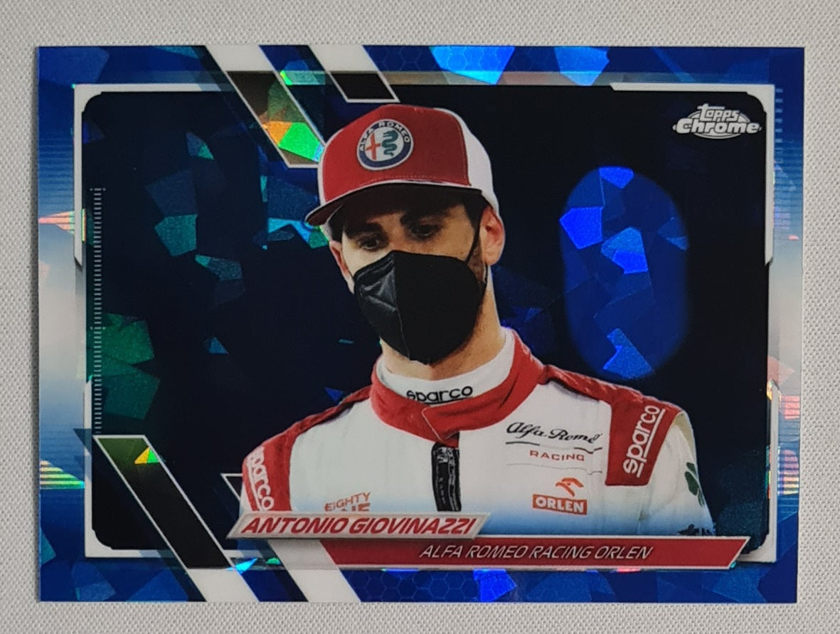 Antonio Giovinazzi - 2021 Topps Chrome Alfa Romeo Sapphire #53