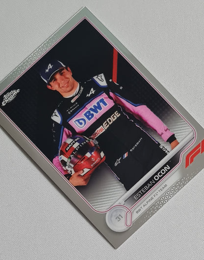 Esteban Ocon - 2022 Topps Chrome BWT Alpine #41