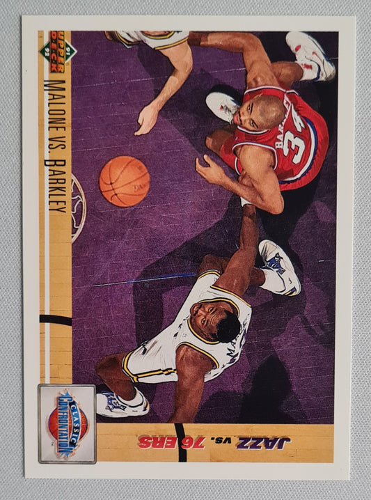 Malone & Barkley - 1991 Upper Deck "Classic Confrontation" NBA #31