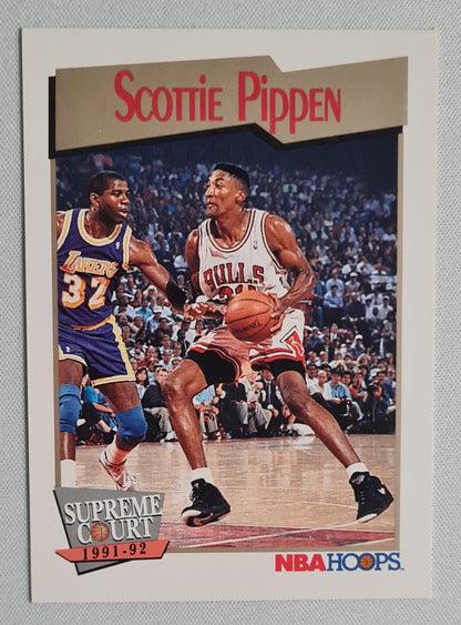 Scottie Pippen - 1991 NBA Hoops "Supreme Court 1991-92" NBA Bulls #456