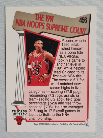 Scottie Pippen - 1991 NBA Hoops "Supreme Court 1991-92" NBA Bulls #456