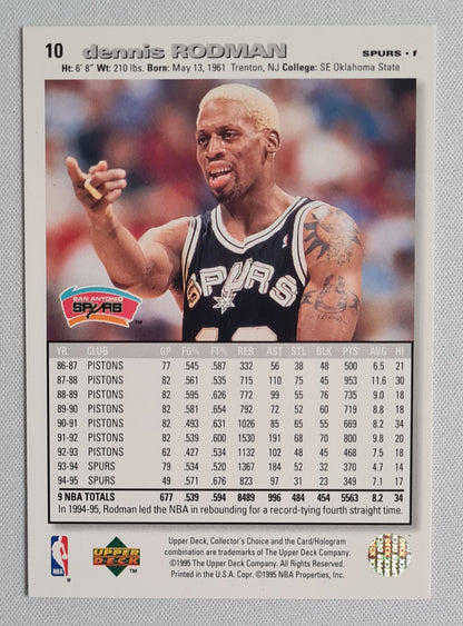 Dennis Rodman - 1995 Upper Deck Collector's Choice #10