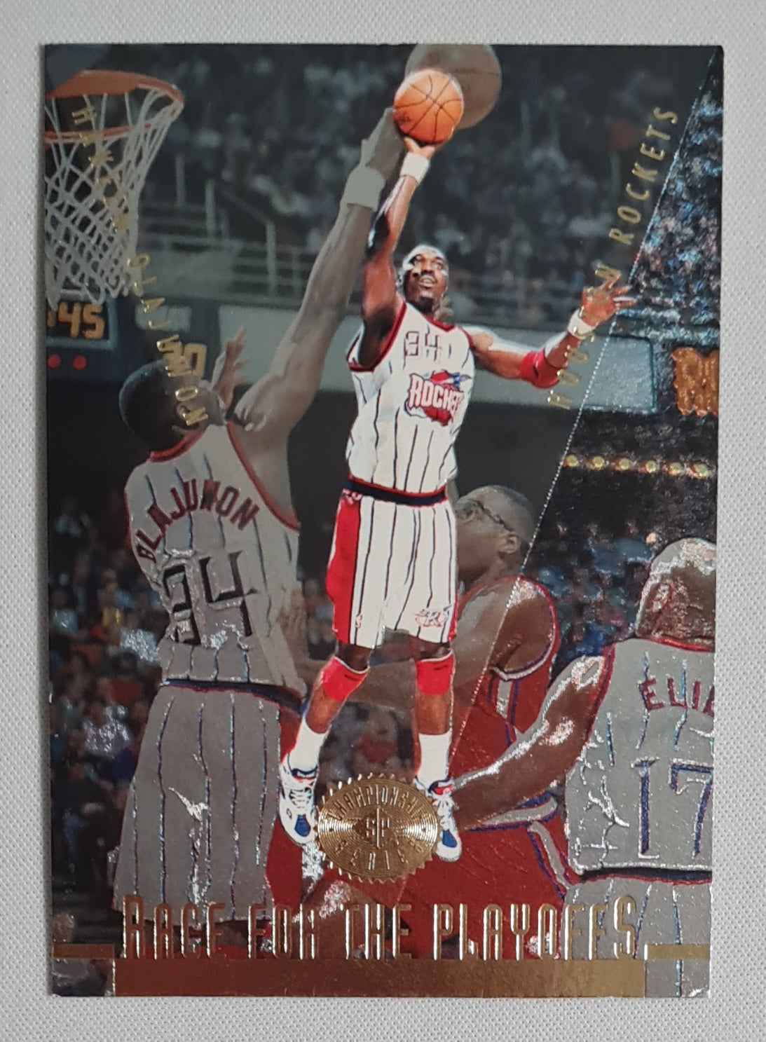 Hakeem Olajuwon - 1996 Upper Deck Race For The Players #127