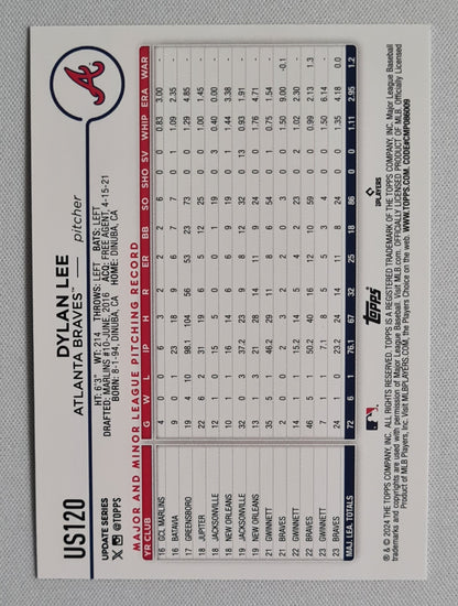Dylan Lee - 2024 Topps MLB Atlanta Braves Cracked Foil #US120