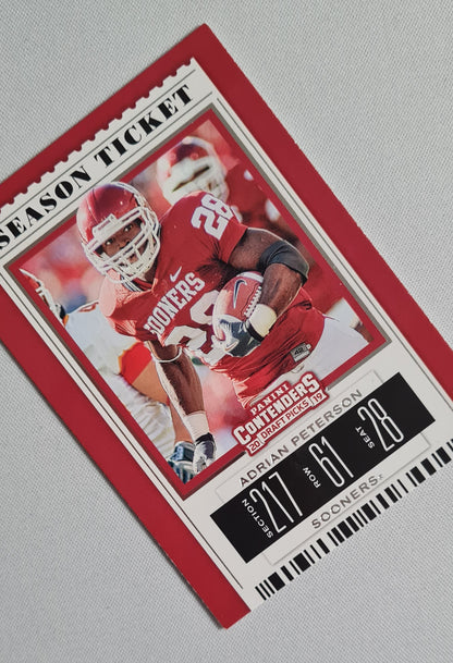 Adrian Peterson - 2019 Panini Contenders Draft Picks #4