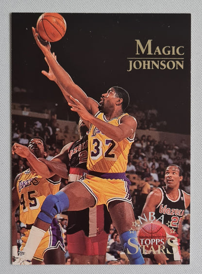 Magic Johnson - 1996 Topps NBA Stars NBA L.A. Lakers #122