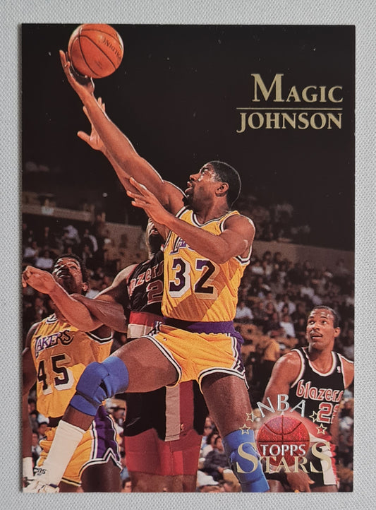 Magic Johnson - 1996 Topps NBA Stars NBA L.A. Lakers #122
