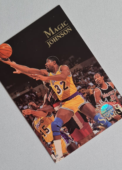Magic Johnson - 1996 Topps NBA Stars NBA L.A. Lakers #122