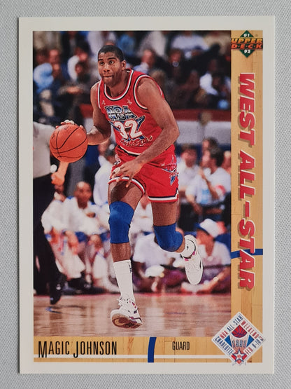 Earvin "Magic"Johnson - 1991 Upper Deck NBA L.A. Lakers - West All-Star  #57