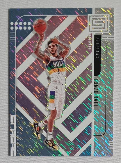 Lonzo Ball - 2019/20 Panini Status Tmall Blue #167 New Orleans Pelicans