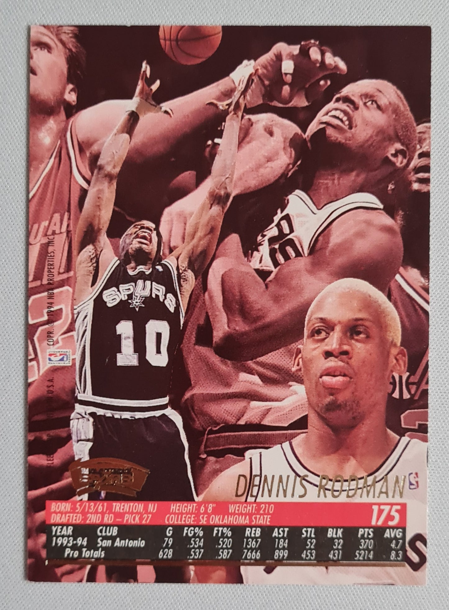 Dennis Rodman - 1994/95 Fleer Ultra #175 San Antonio Spurs