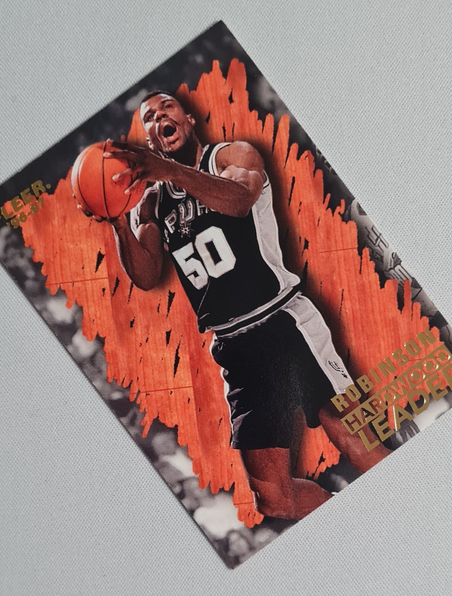 David Robinson - 1996 Fleer/SkyBox "Hardwood Leader" NBA Basketball Spurs #143