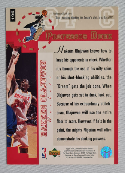 Hakeem Olajuwon - 1995/96 Upper Deck Collector's #196 Houston Rockets