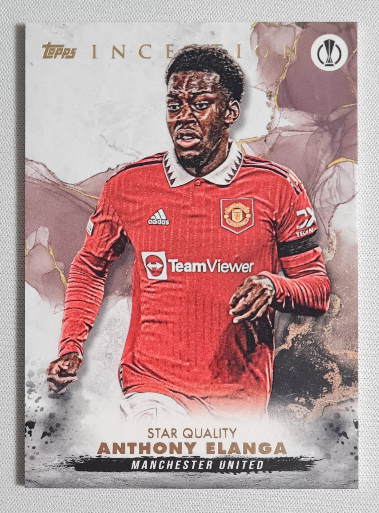 Anthony Elanga - 1997 Topps Inception - Manchester United Football Clun Limted (EL)