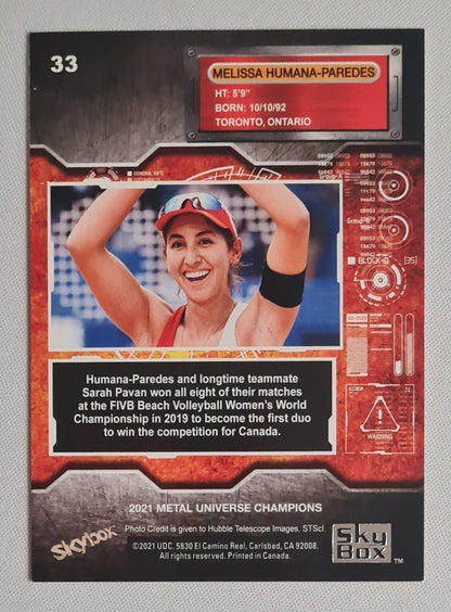 Melissa Humana-Paredes - 2021 Skybox Metal Universe Champions #33 Volleyball