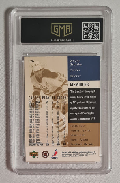 Wayne Gretzky - 2000 Upper Deck Heroes #126 "Immortals" - GMA 8.5 NM-MT+