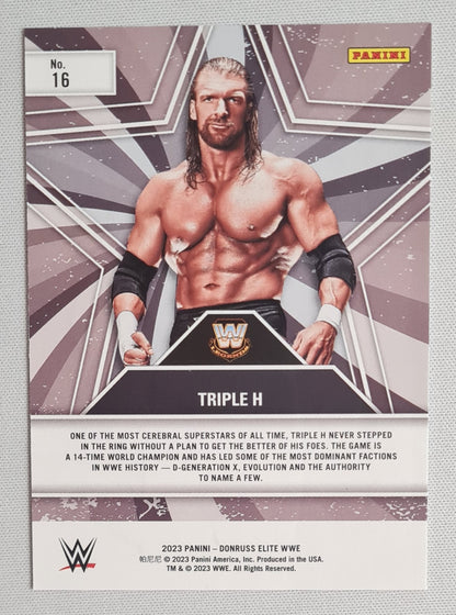Triple H - 2023 Panini Elite Star Status #16 Wrestling
