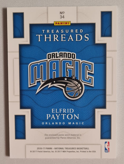 Elfrid Payton - 2016/17 Panini #34 Nationals Treasure /25 Patch