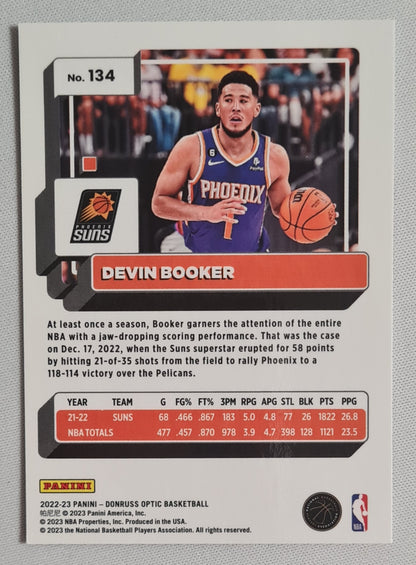 Devin Booker - 2022/2023 Panini #134 Donruss Optic
