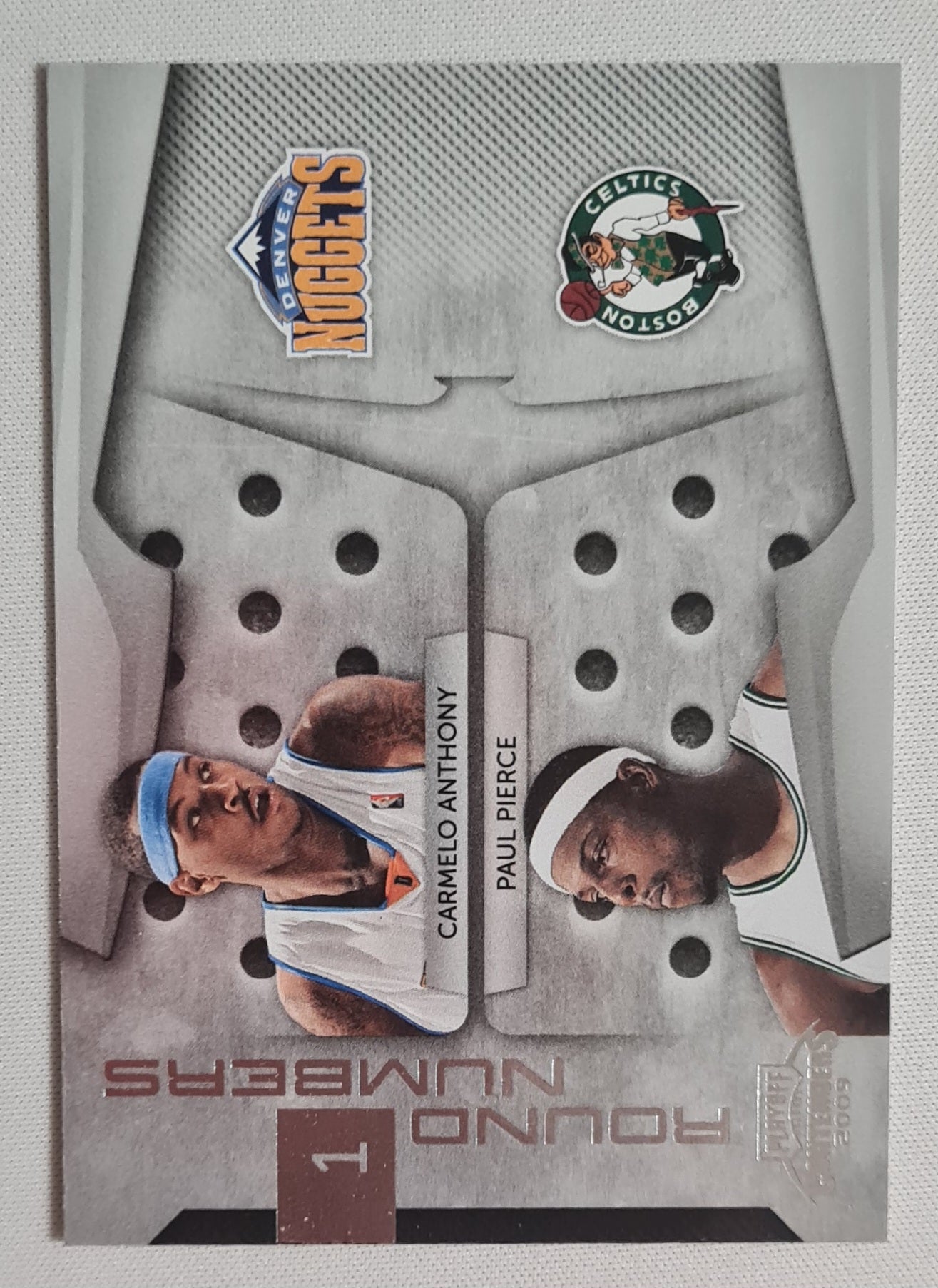 Carmelo Anthony & Paul Pierce - 2009/10 Panini #6 Round 1 Numbers