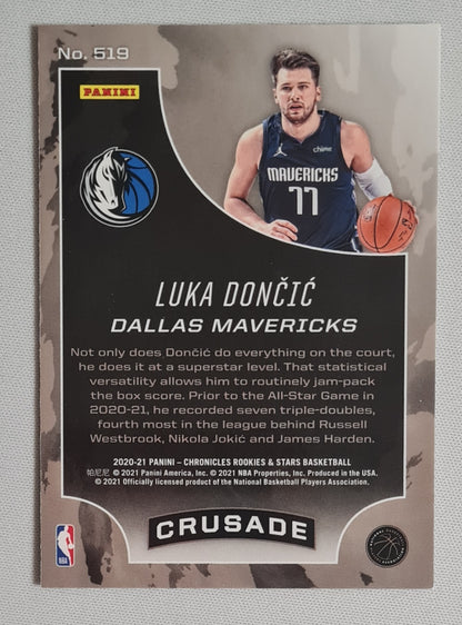 Luka Dončić - 2020/21 Panini #519 Crusade Rookie & Stars