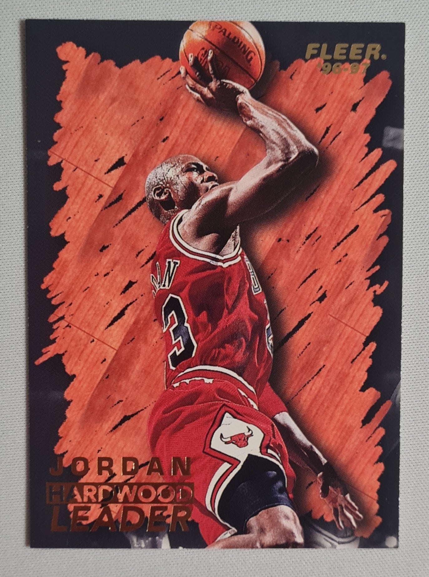 Michael Jordan - 1996/97 Fleer #123 Hardwood Leader