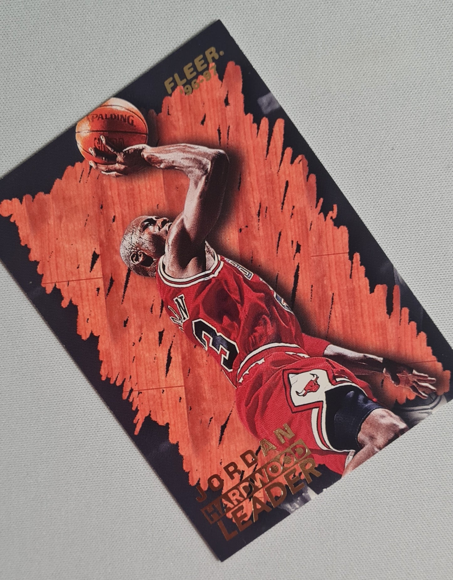 Michael Jordan - 1996/97 Fleer #123 Hardwood Leader