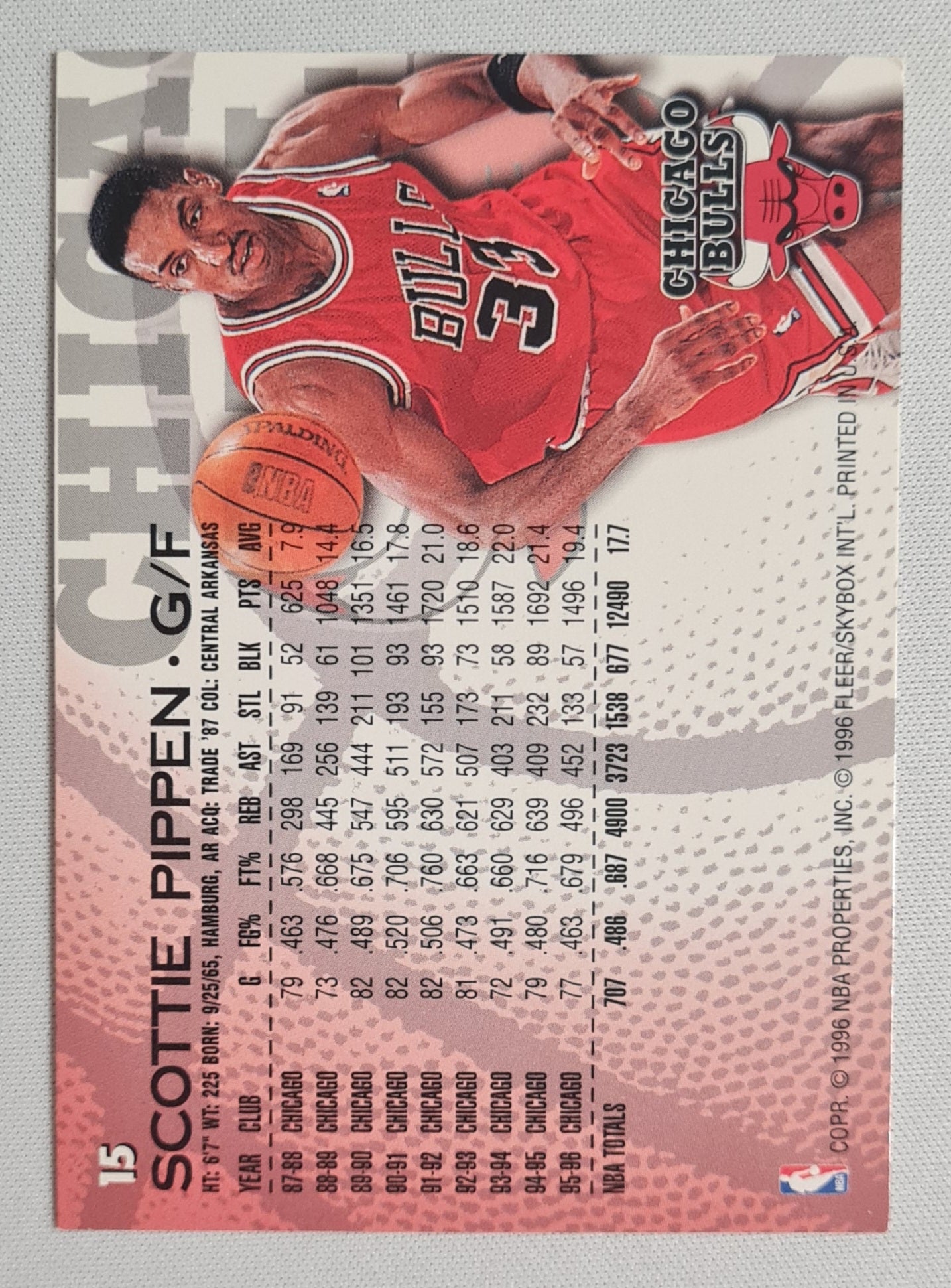 Scottie Pippen - 1996/97 Fleer #15