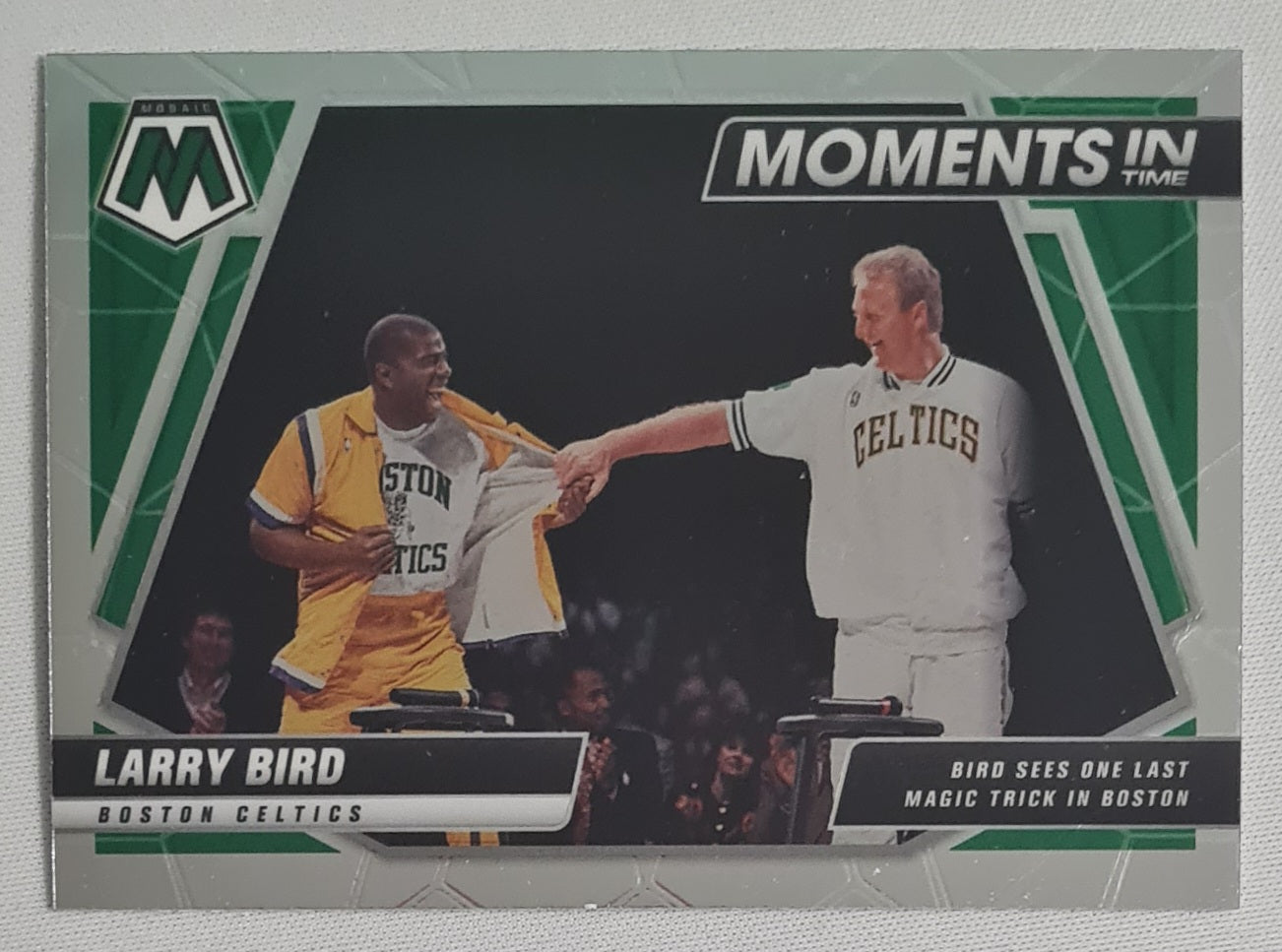 Larry Bird - 2021 Panini Mosaic Moments In Time Celtics #19