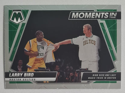 Larry Bird - 2021 Panini Mosaic Moments In Time Celtics #19