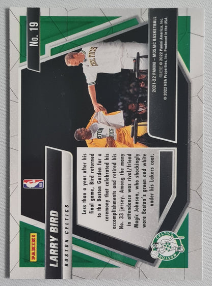 Larry Bird - 2021 Panini Mosaic Moments In Time Celtics #19