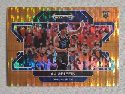 AJ Griffin - 2022 Panini Prizm Draft Picks Duke University #56 (RC) /49
