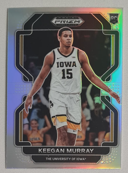Keegan Murray - 2022 Panini Prizm Draft Picks University of Iowa #56 (RC)
