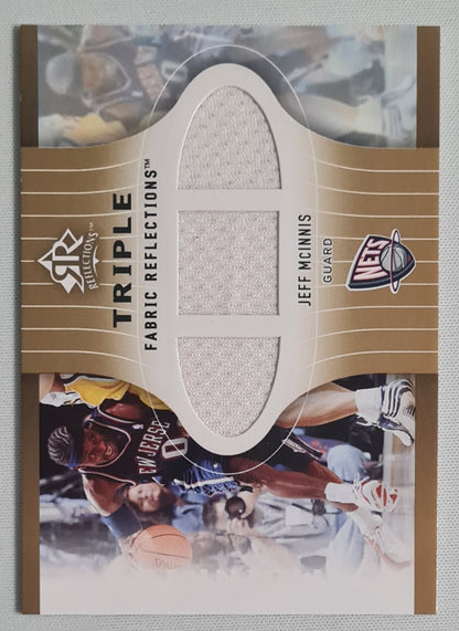 Jeff McInnis - 2006 Upper Deck Triple Fabric Reflections Nets #TFR-MC
