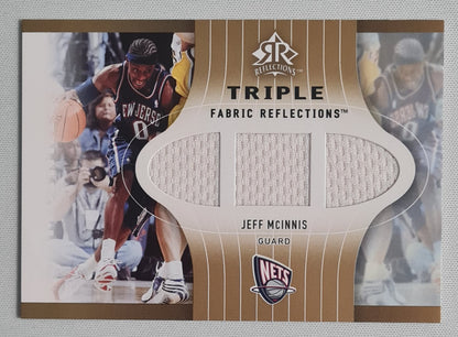 Jeff McInnis - 2006 Upper Deck Triple Fabric Reflections Nets #TFR-MC