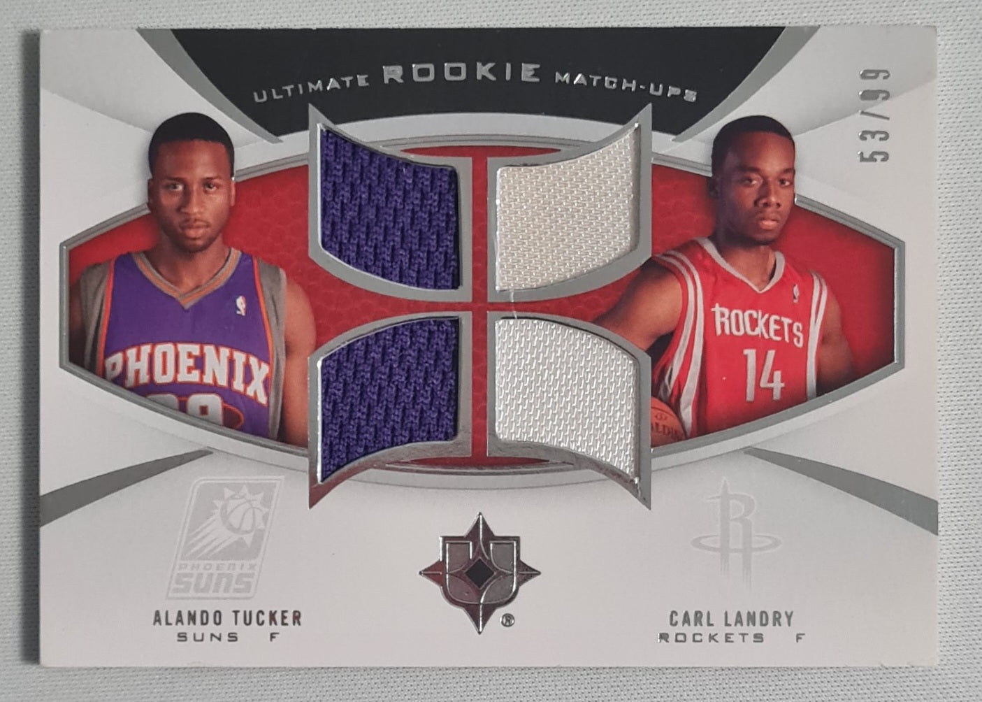 Alando Tucker & Carl Landry - 2007 Upper Deck Ultimate Rookie Match-Ups Patch /99