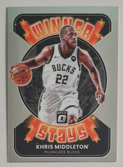 Khris Middleton - 2021 Panini Donruss Optice Winner Stays Bucks #2