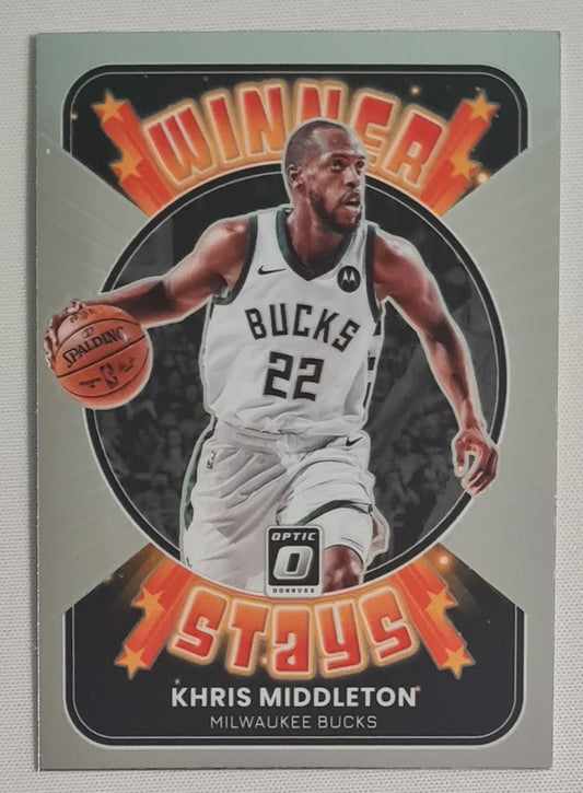 Khris Middleton - 2021 Panini Donruss Optice Winner Stays Bucks #2