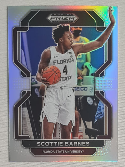 Scottie Barnes -  2022 Panini Silver Prizm Draft Picks Florida State University #42