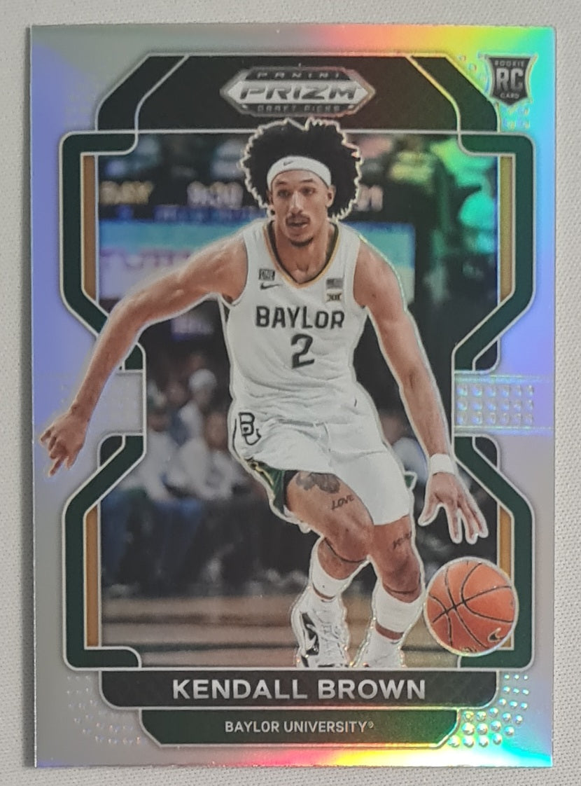 Kendall Brown - 2022 Panini Silver Prizm Draft Picks Baylor University #80 (RC)