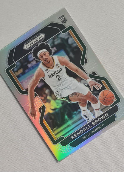 Kendall Brown - 2022 Panini Silver Prizm Draft Picks Baylor University #80 (RC)