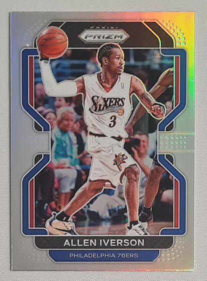 Allen Iverson - 2021 Panini Silver Prizm 76ers #255