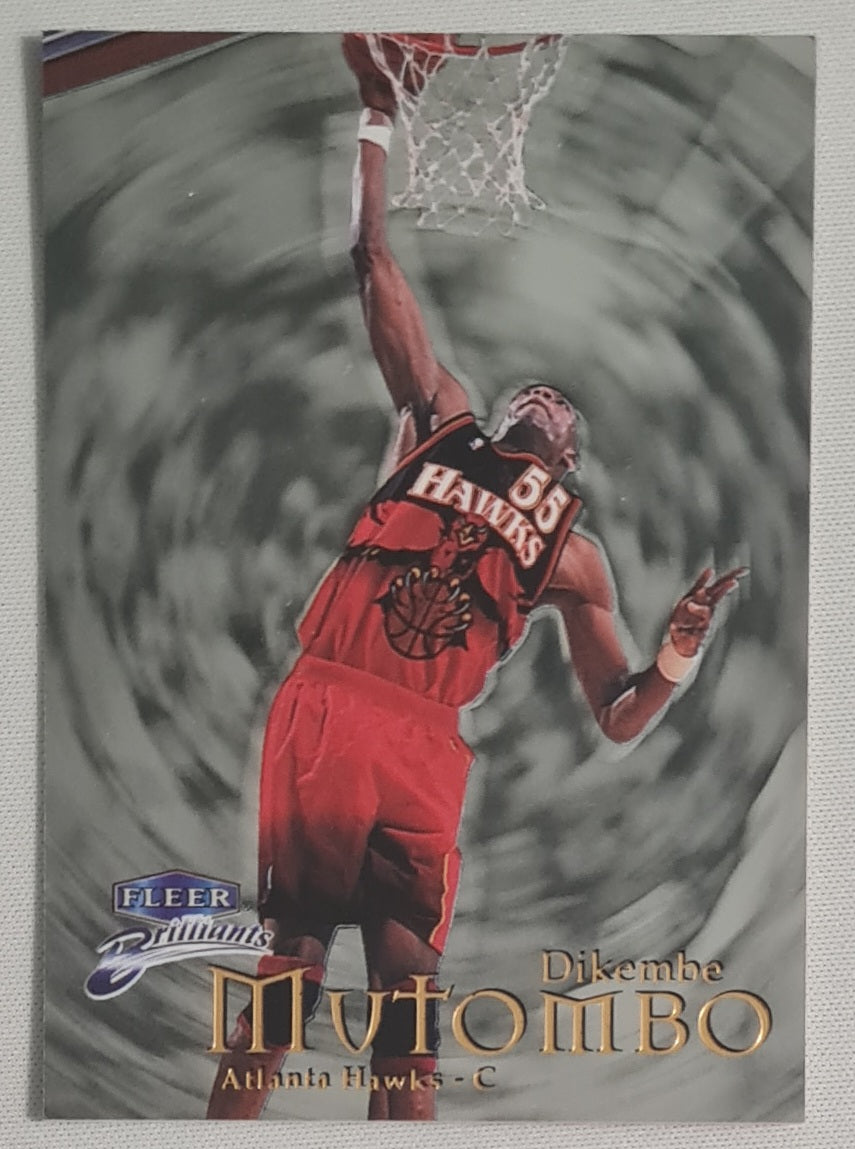 Dikembe Mutombo -  1999 Fleer Brilliants Atalanta Hawks #2