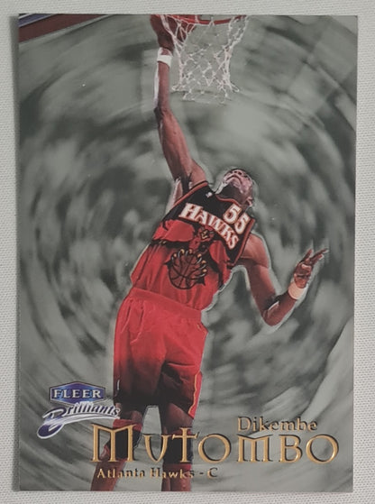 Dikembe Mutombo -  1999 Fleer Brilliants Atalanta Hawks #2