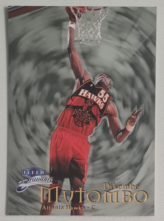Dikembe Mutombo -  1999 Fleer Brilliants Atalanta Hawks #2
