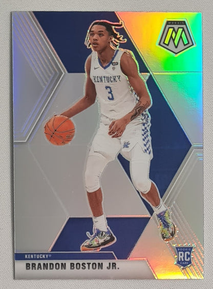 Brandon Boston Jr. - 2020 Panini Silver Mosaic Draft Pick University of Kentucky #275