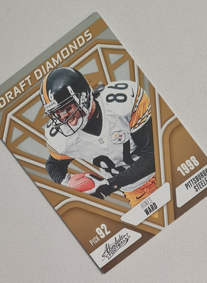 Hines Ward -  2023 Panini Absolute Football Draft Diamonds #DD-8 Steelers