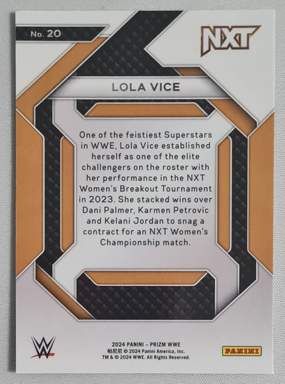 Lola Vice - 2024 Panini Prizm Emergent #20 NXT