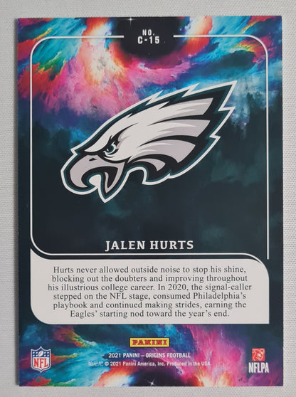 Jalen Hurts - 2021 Panini Origins Football #C-15 Catapults