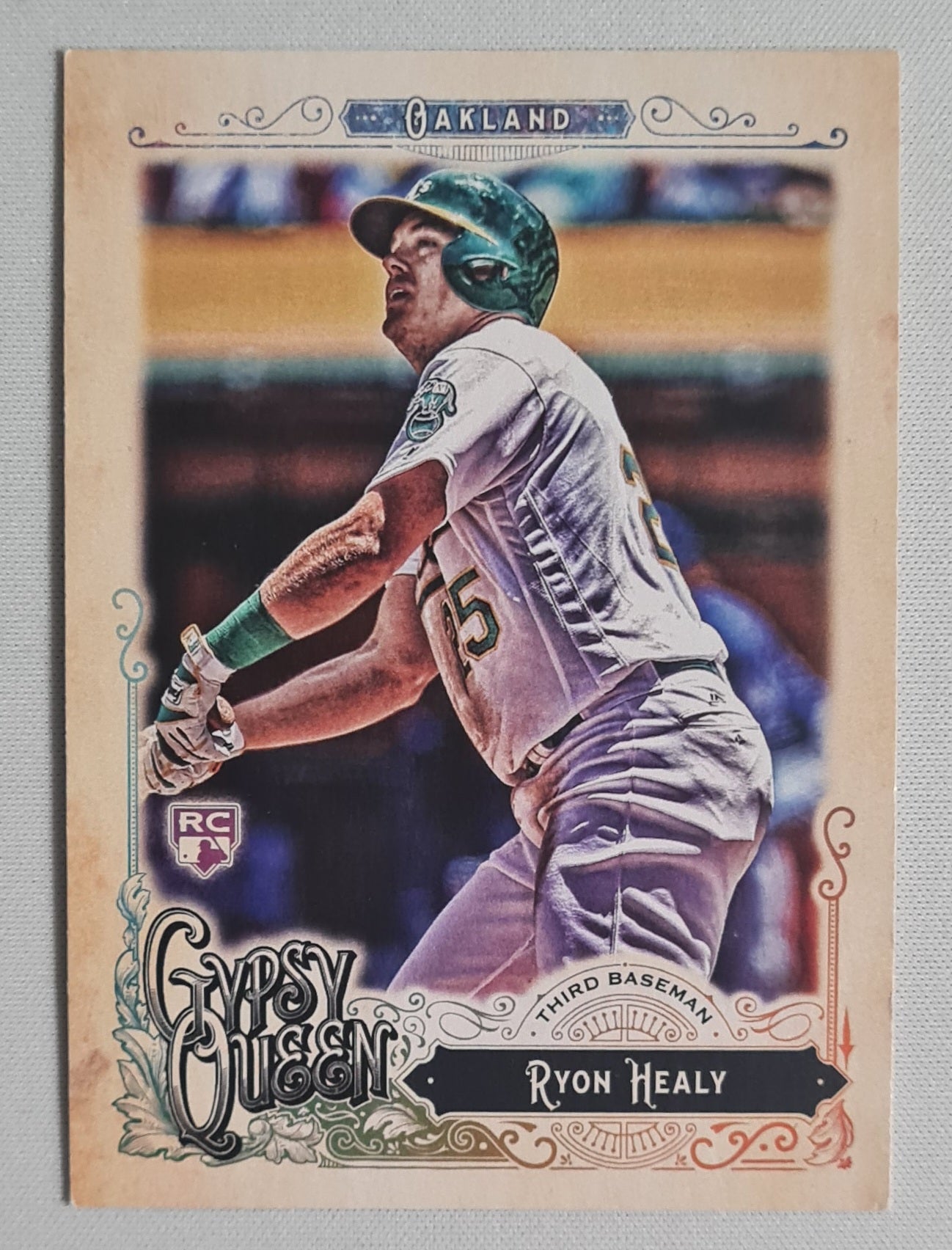 Ryon Healy - 2017 Topps MLB Baseball Oakland Athletics - Gypsy Queen (RC) #164 of 320
